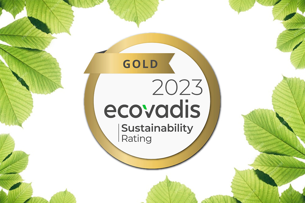 Gold 2023 EcoVadis Sustainability Rating