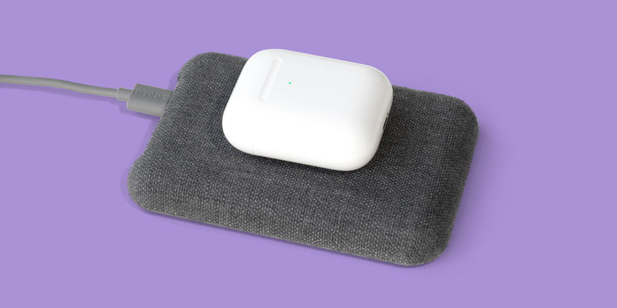 Nimble Wireless Pad charges AirPods