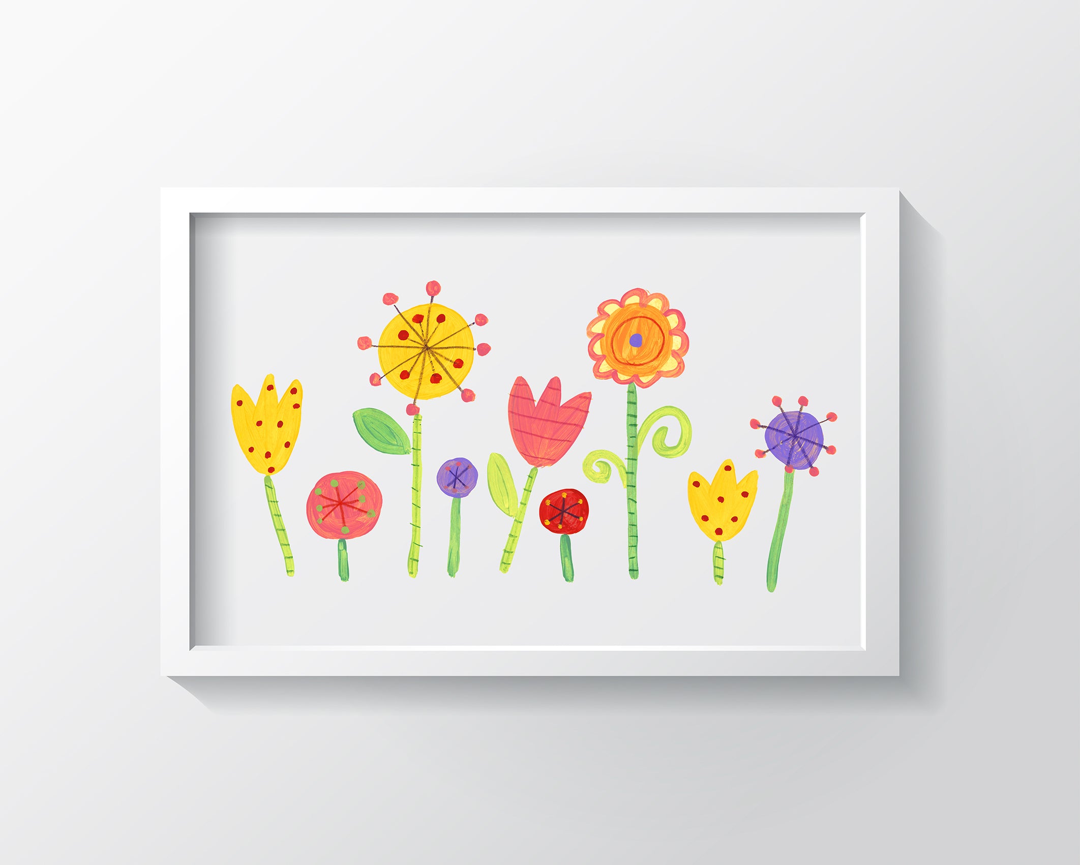 Floral Garden Wall Art for Kids Bedrooms & Nurseries | Di Lewis