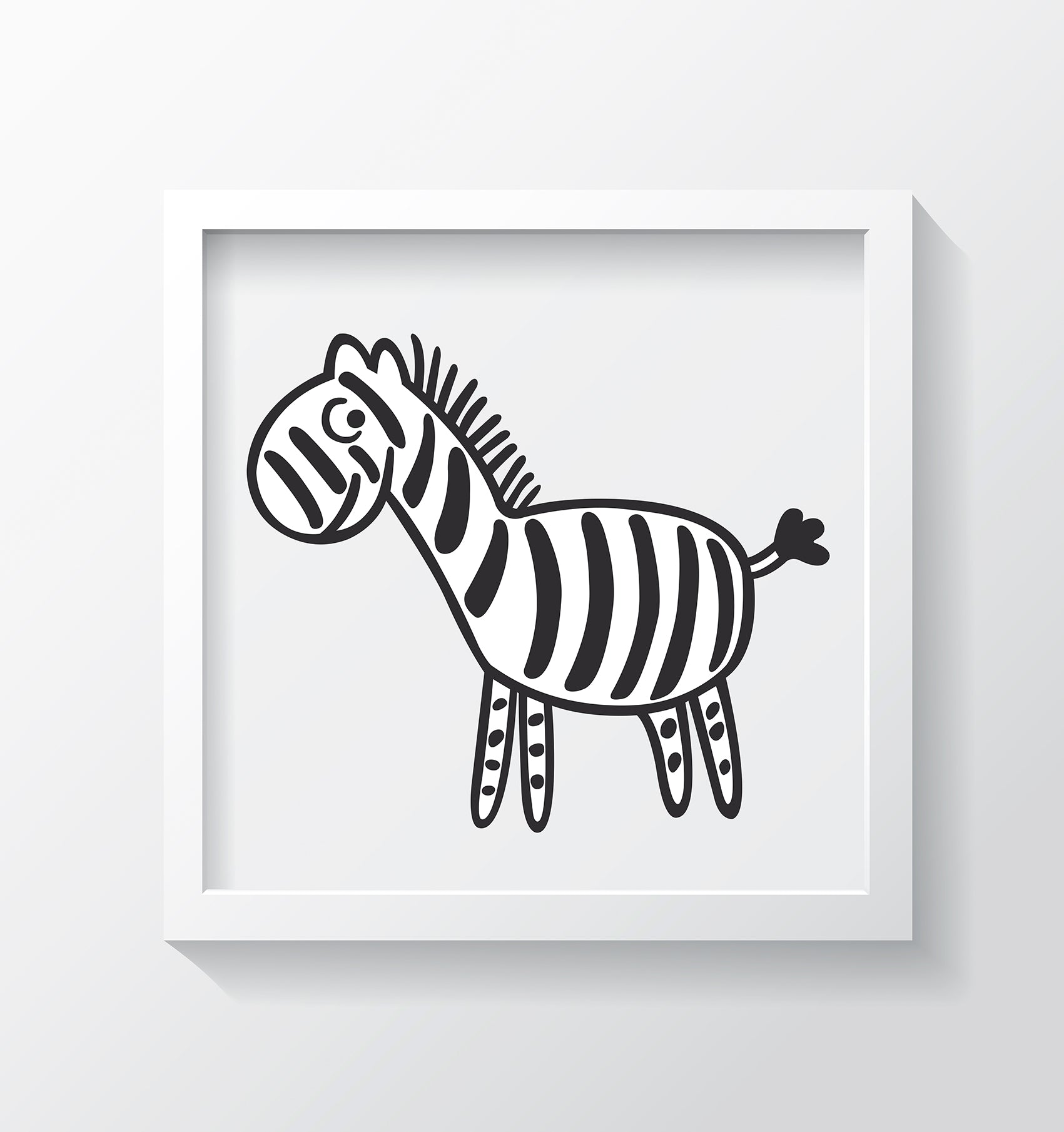 zebra drawings for kids