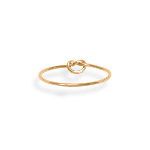 14/20 Gold Filled Thin Love Knot Ring