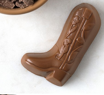 Milk Chocolate Cowboy Boot