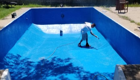 sprayable pool paint