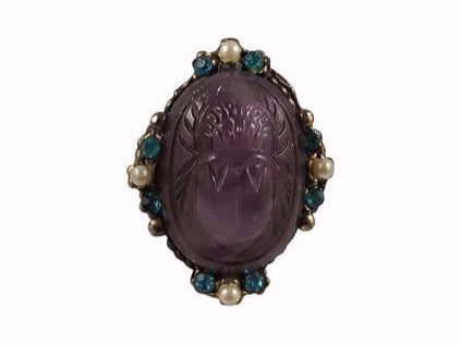 A 1920s scarab ring