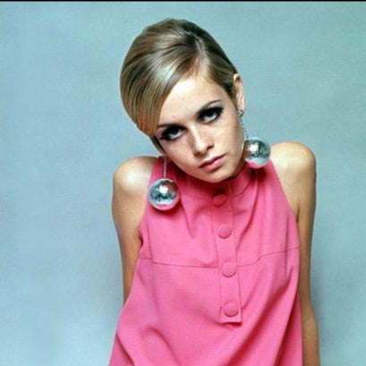 1960s image of the model Twiggy
