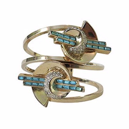 Vintage 1950s Coro space cuff