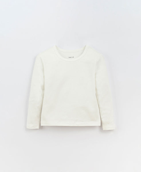 Play Up - Organic Cotton Long Sleeve Tee - Ivory