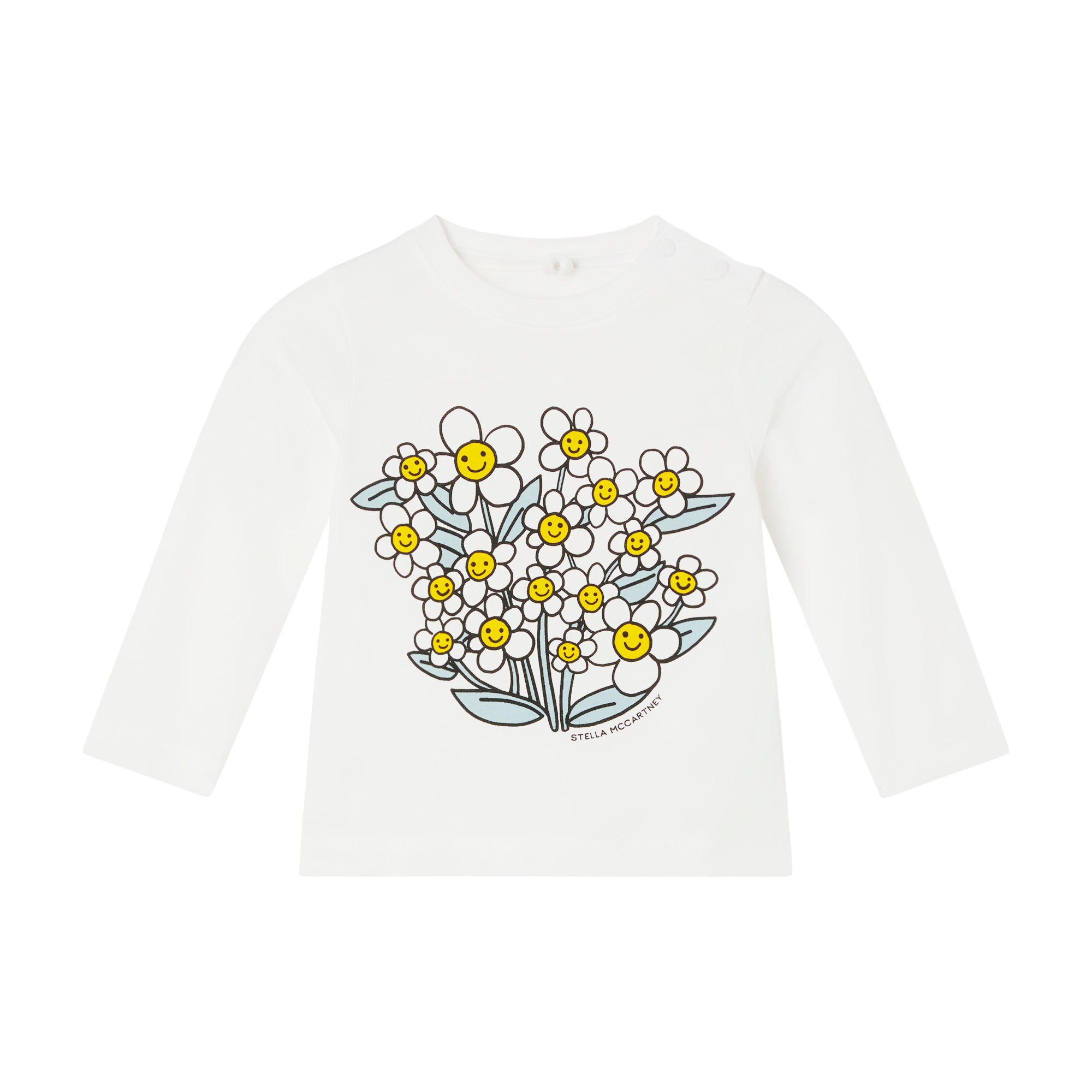 Stella McCartney Kids - Daisy Friends Long Sleeve Cotton Graphic