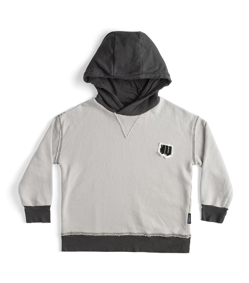 Nununu - Ice Grey Framed Hoodie