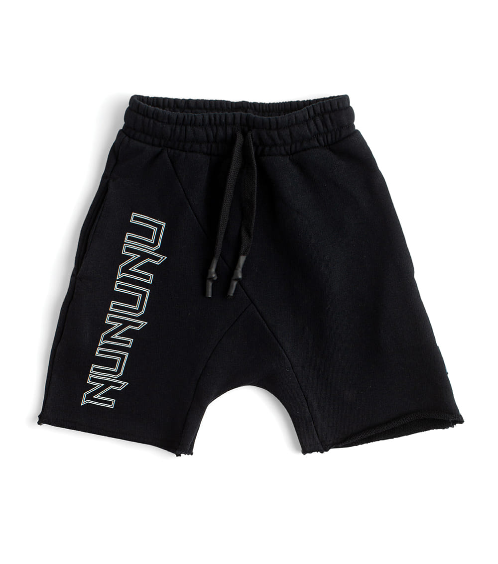 Nununu - Black Rawk-Nu-Roll Sweatshorts