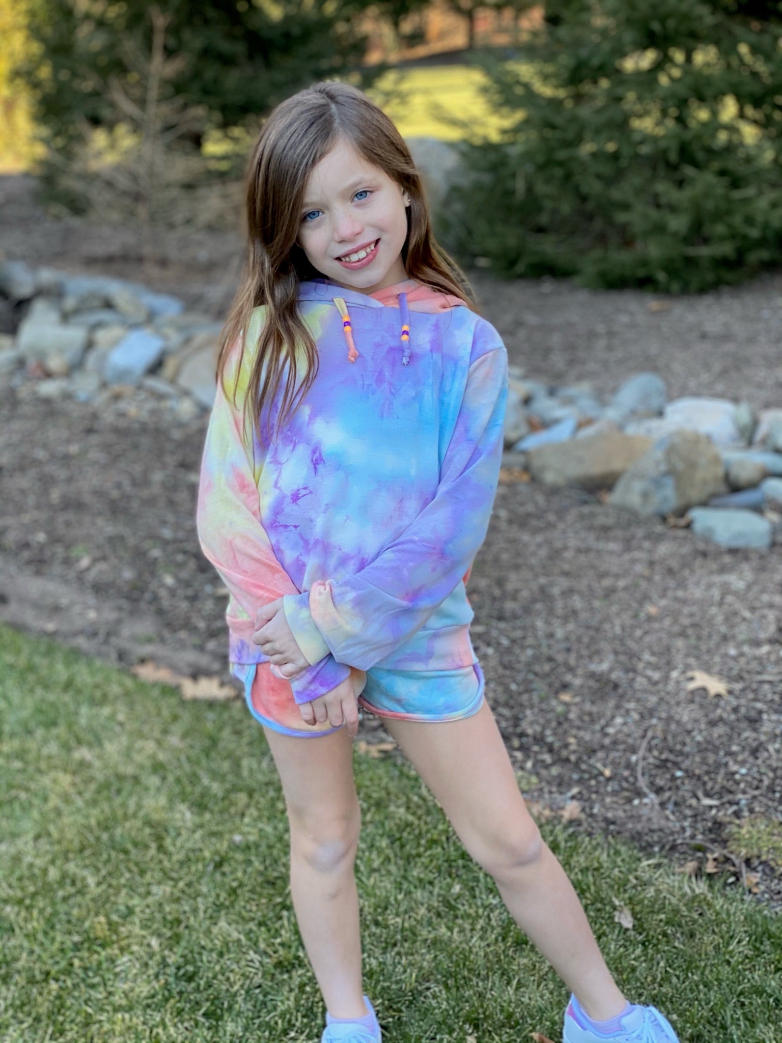 Tweenstyle - Sherbet Tie Dye Shorts