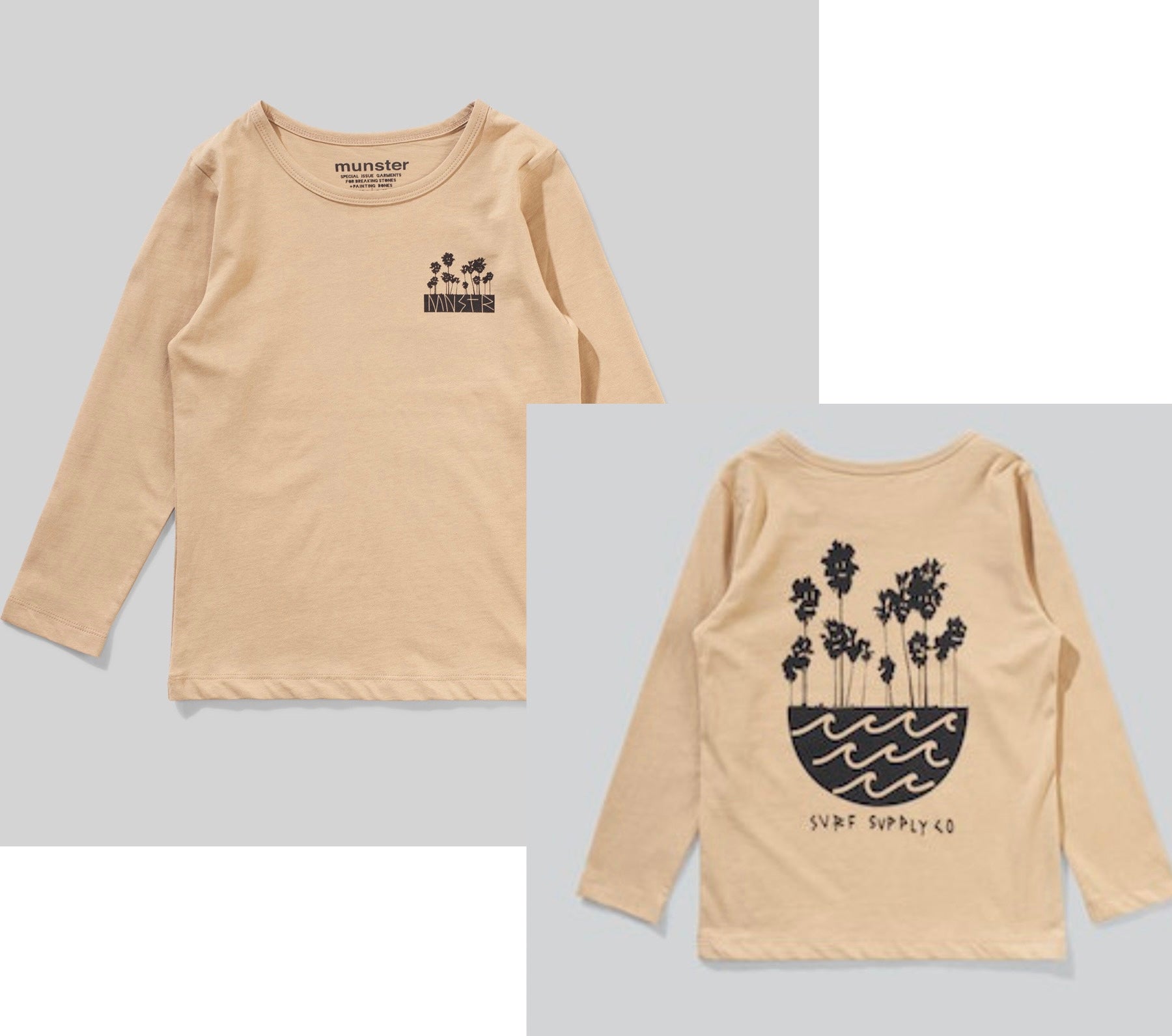 Munster - Surf Bowl Long Sleeve Tee - Sand