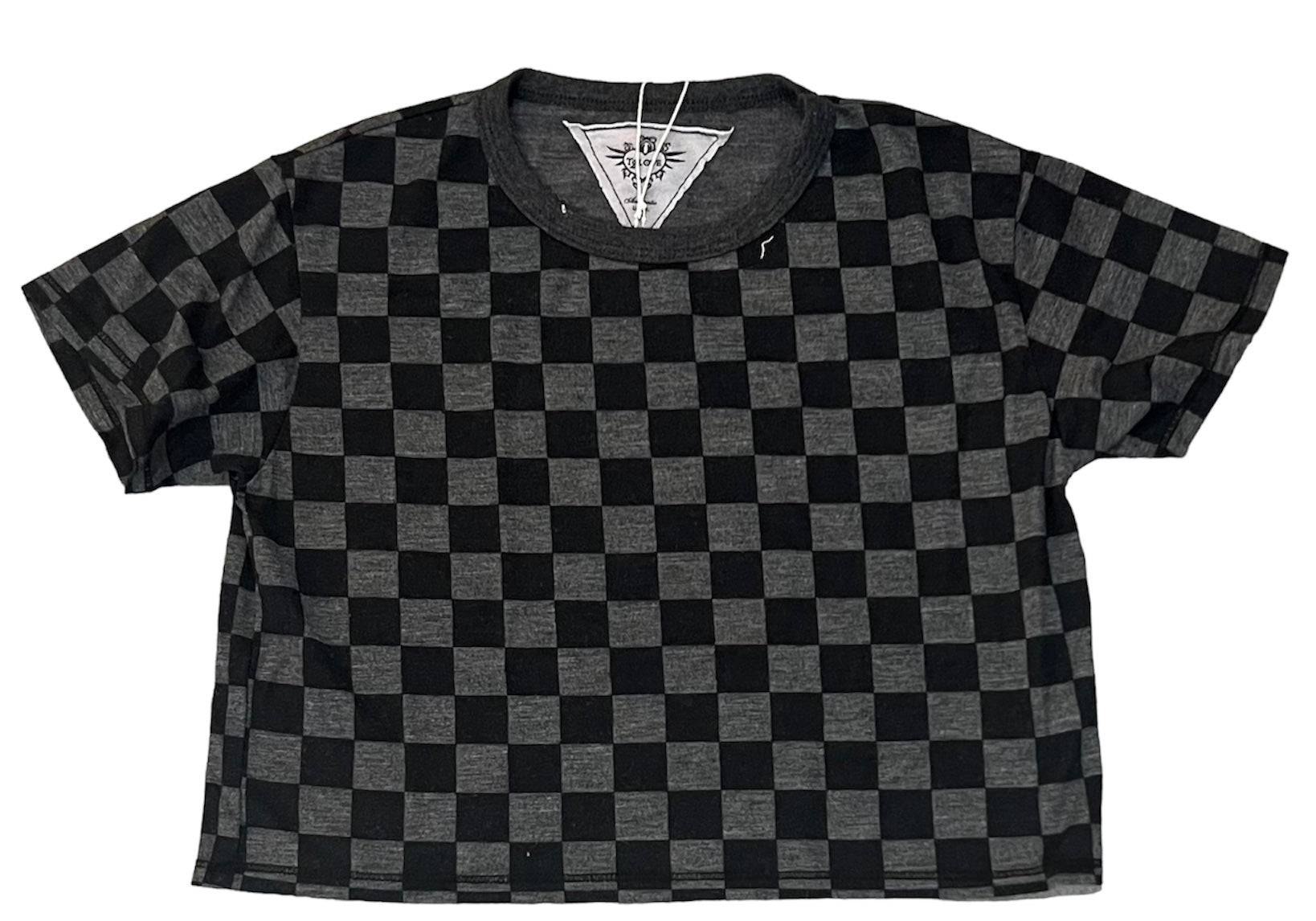 T2Love - Checkered Boxy Tee