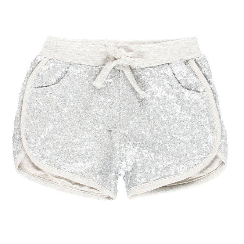 Boboli Sequin Knit Shorts