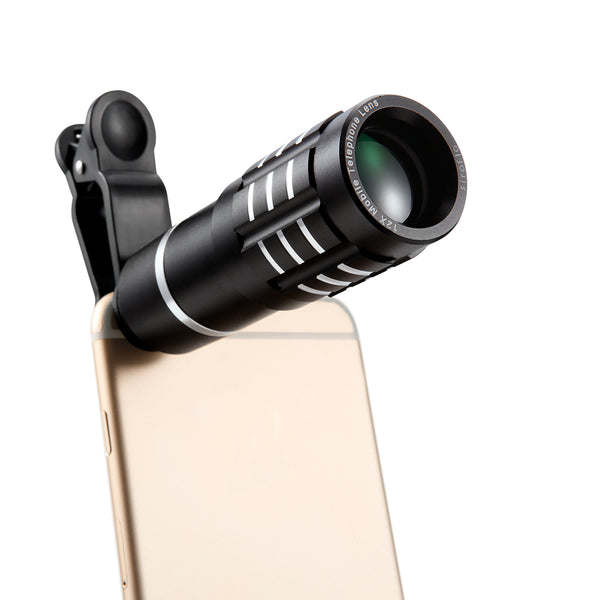 Image result for mobile telescope lens 12x metal