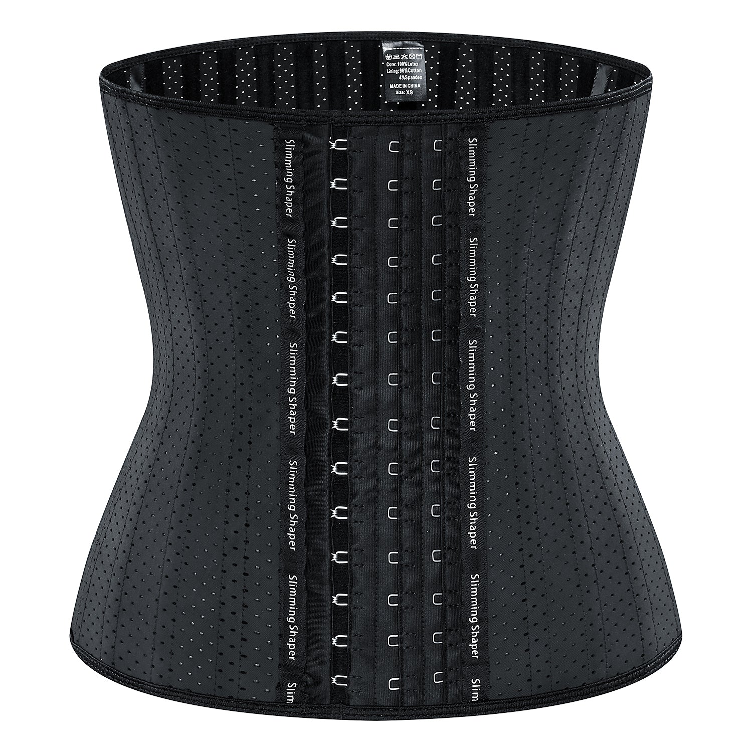 25 Steel Boned Body Shaper Waist Trainer Breathable Latex Corset Topbwh