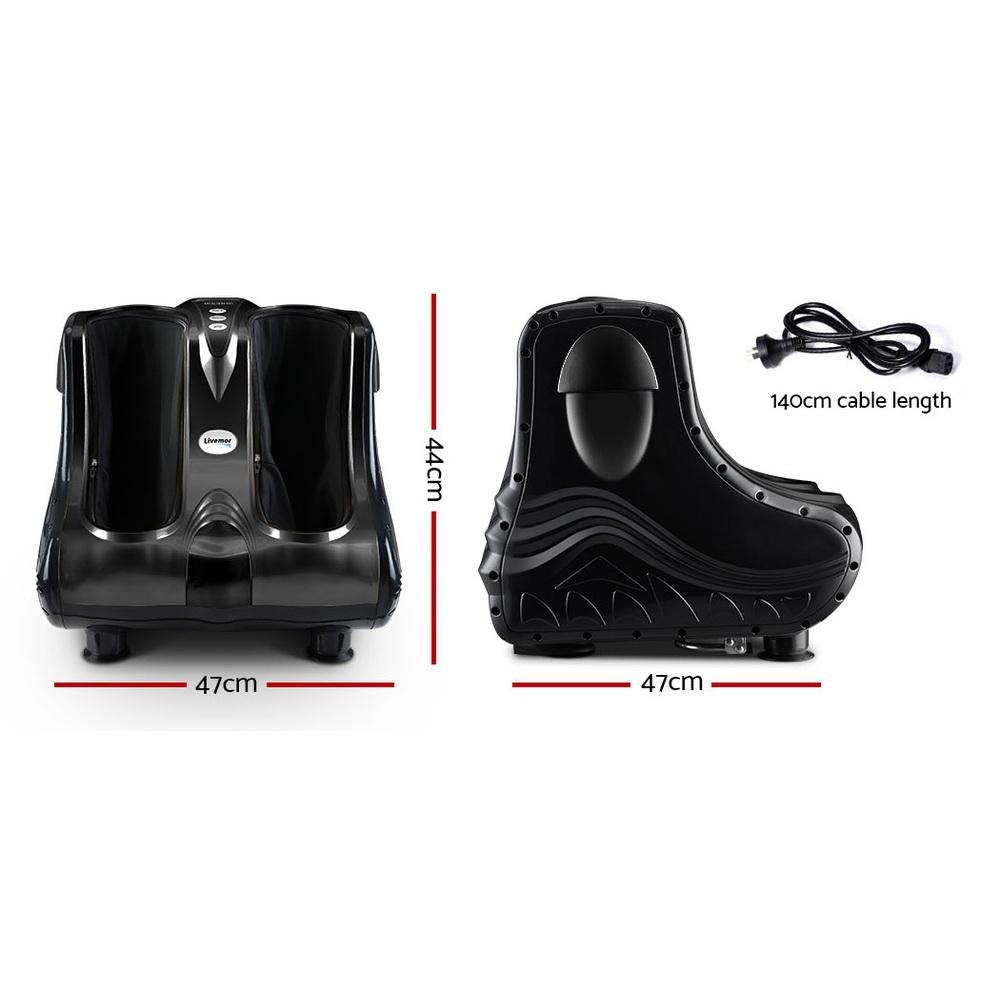 Livemor Foot Massager Ankle Calf Leg Massagers Shiatsu Kneading Rollin 