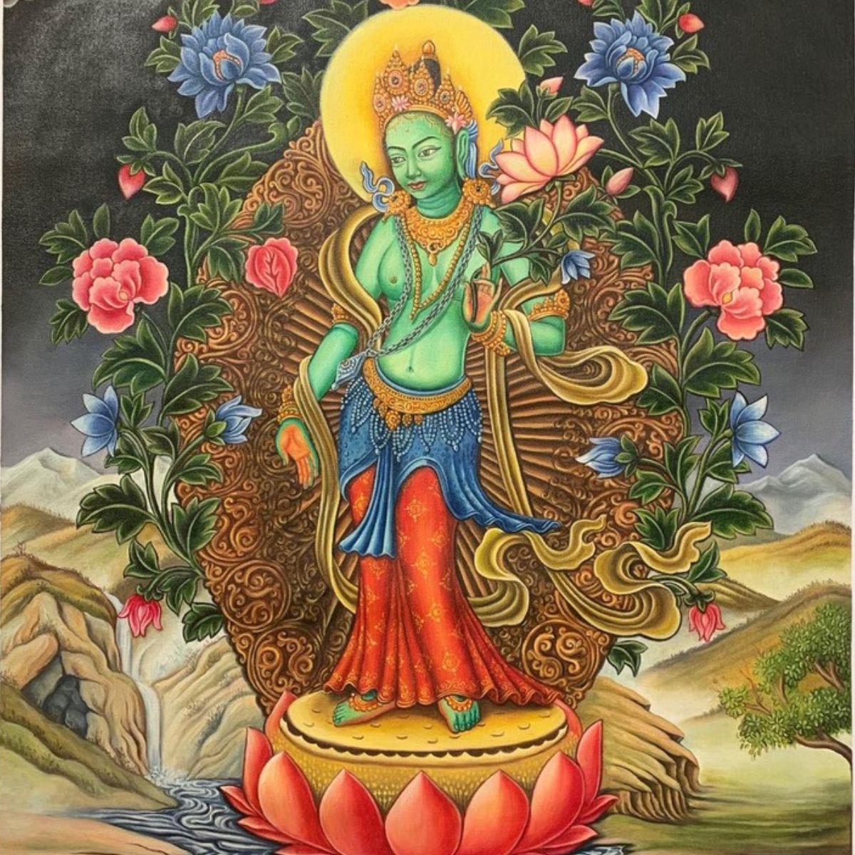 Thangka paintings have evolved over the centuries.