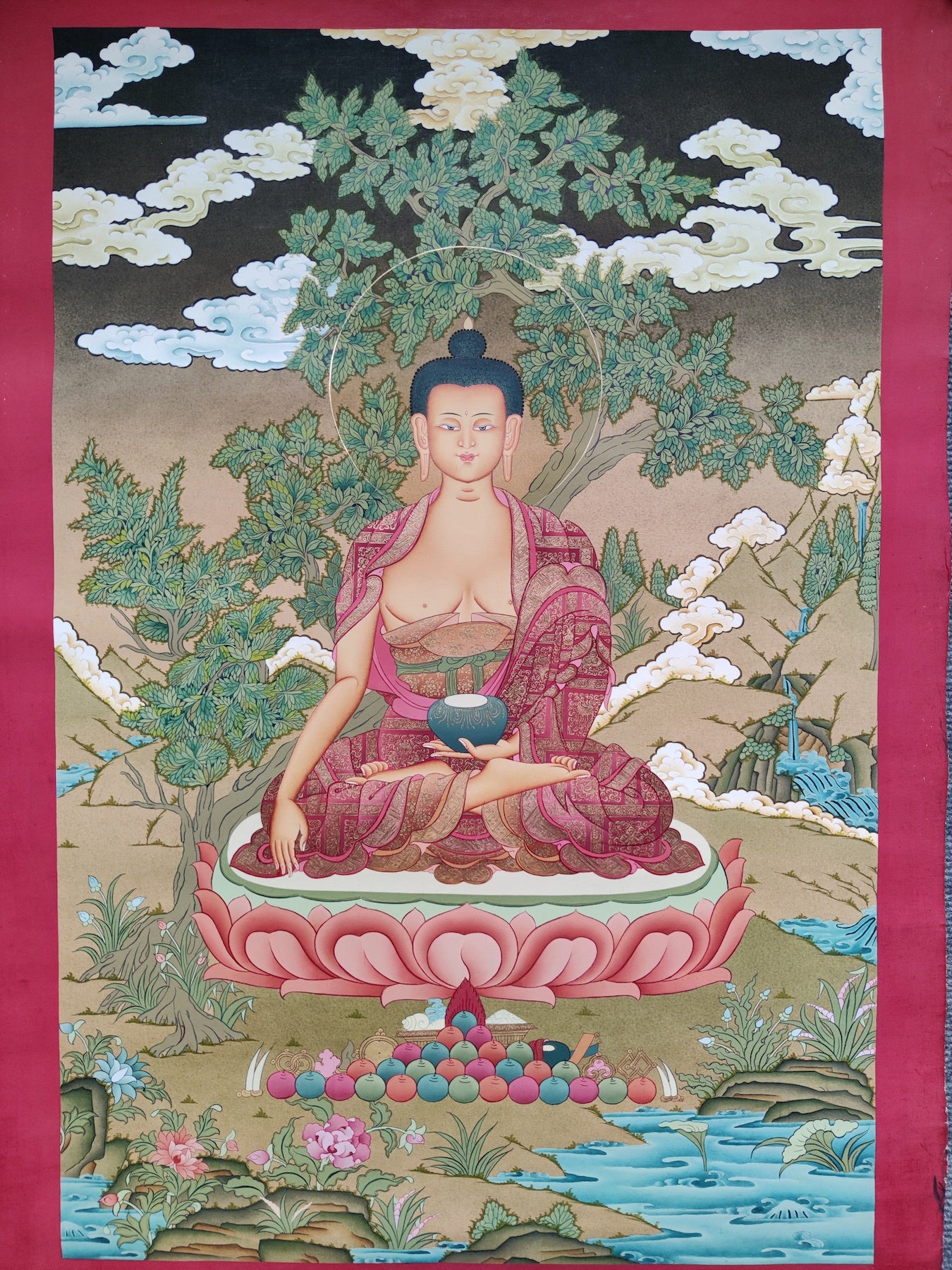 Buddha thangka art