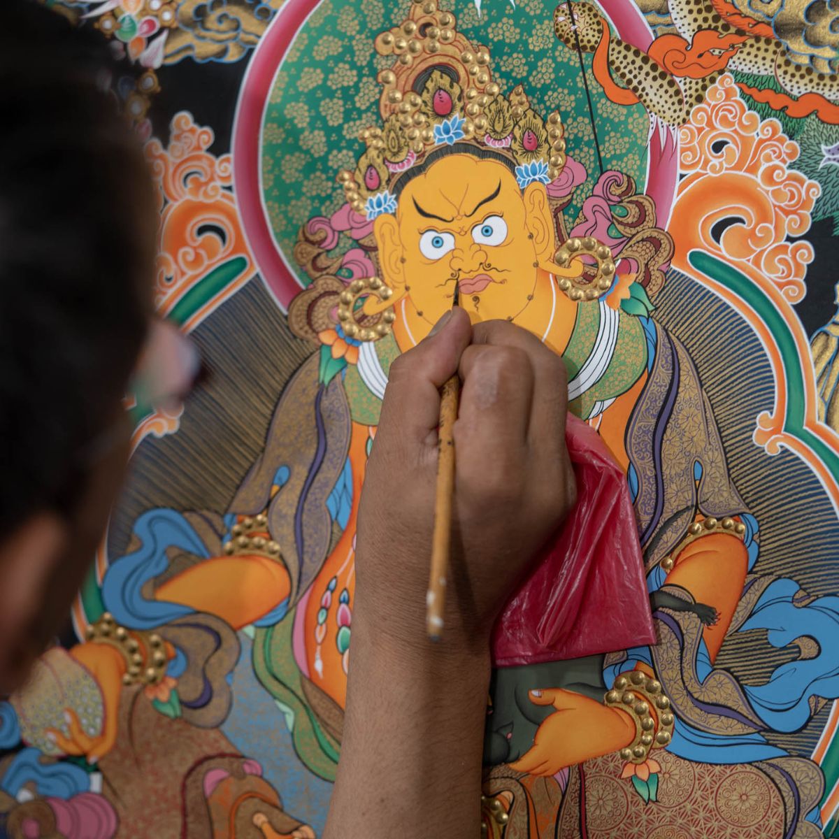 The details in Thangka