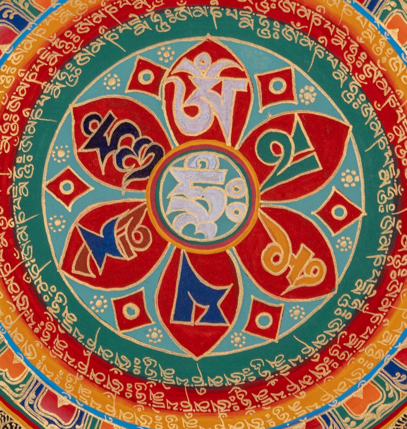 Good Luck Tibetan Mandala Thangk - BUY NOW – Lucky Thanka