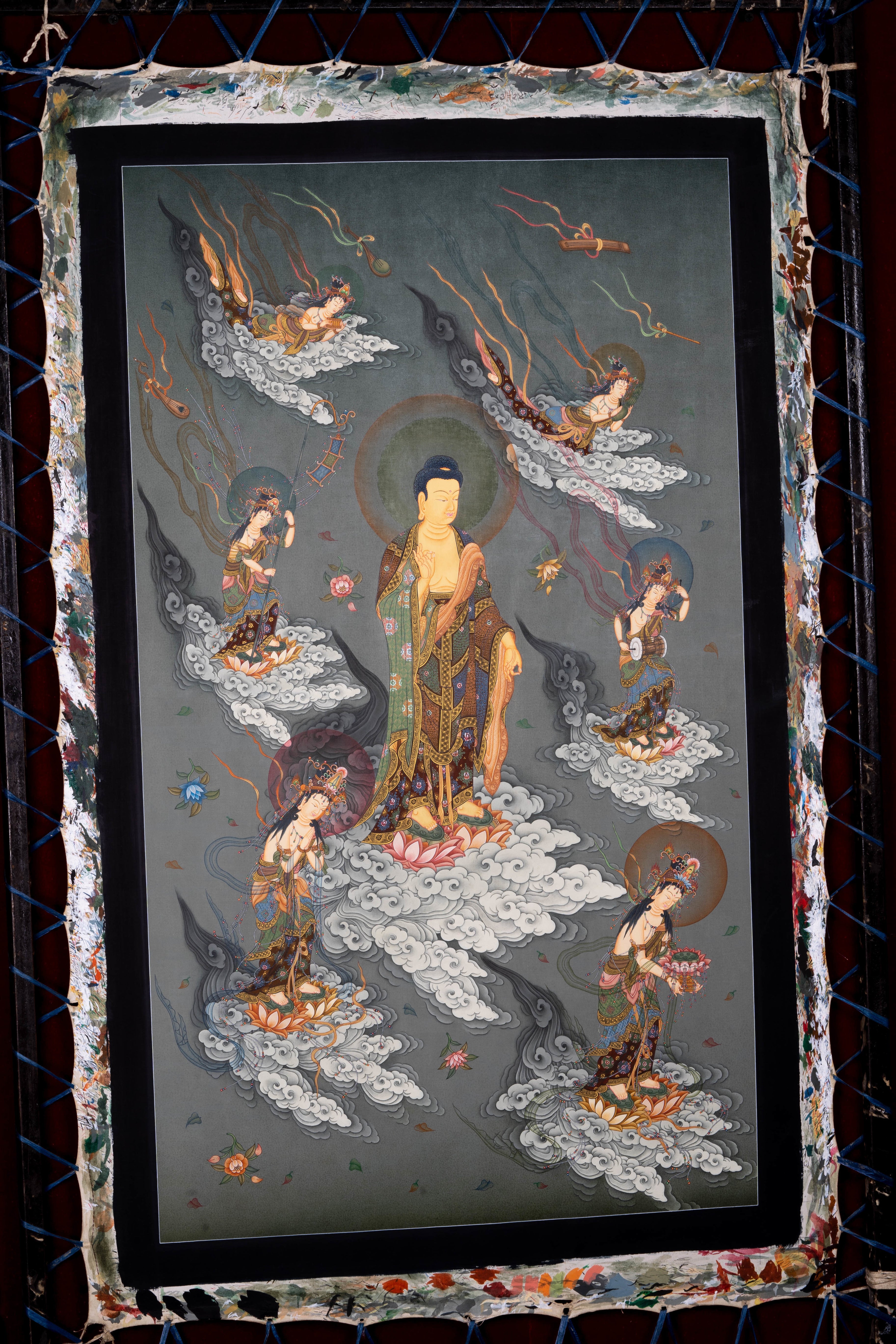 japanese buddha painting