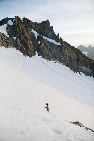 randonnée dans les alpes en hiver