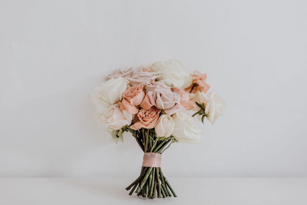 blush bridal bouquet