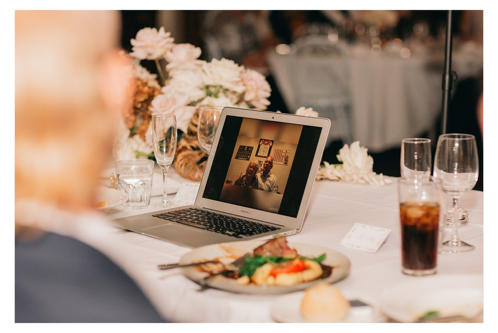 covid wedding video message