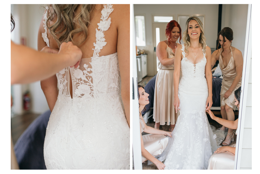 mermaid lace wedding dress