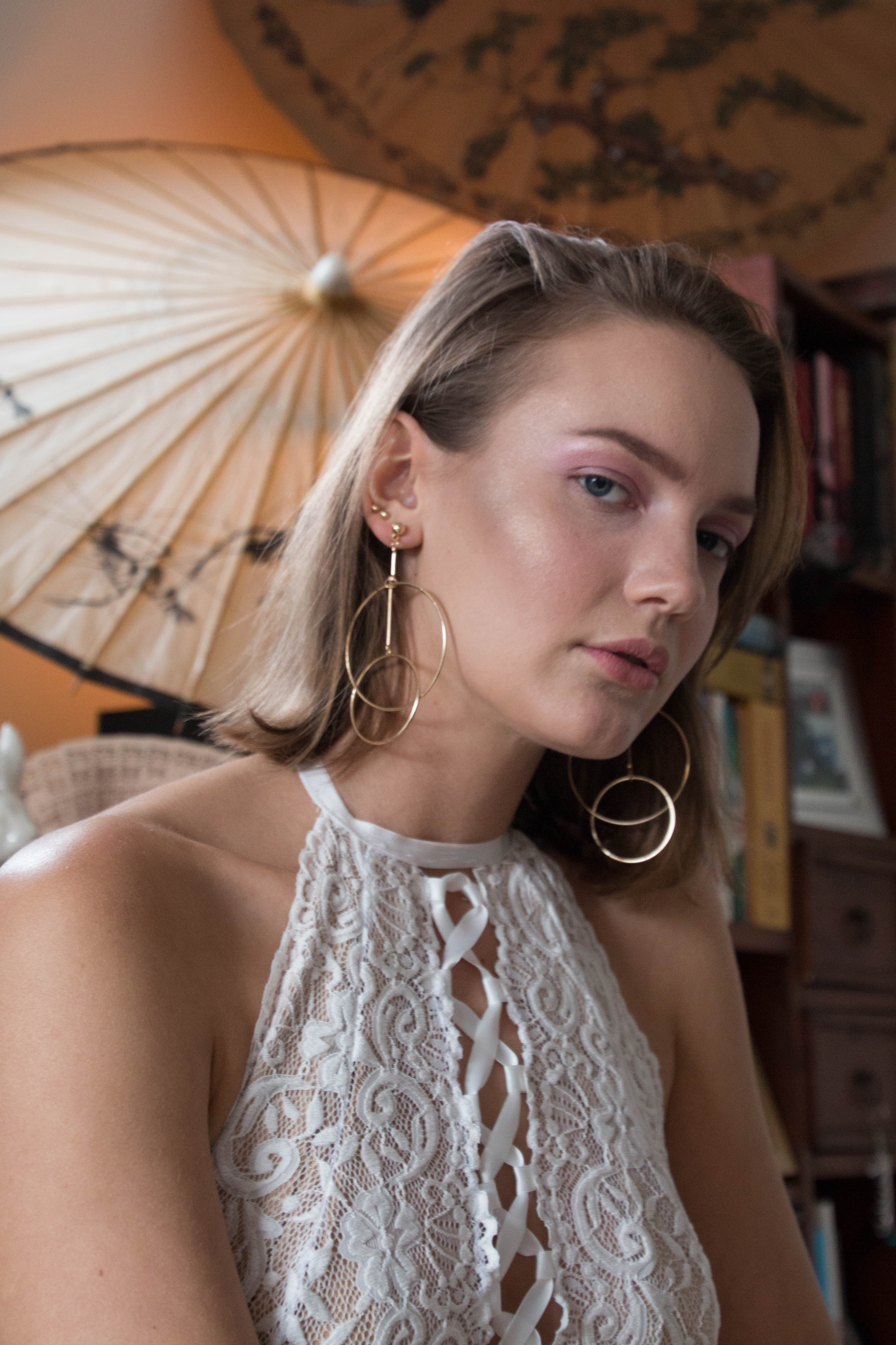 white lace crop top by lazy girl lingerie