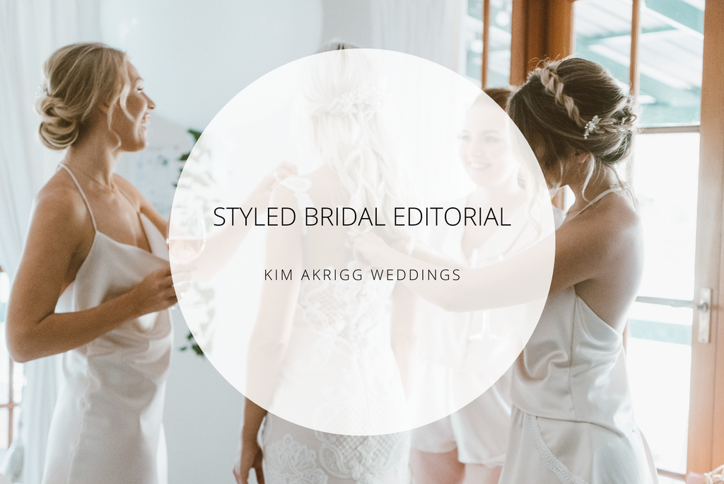 styled bridal shoot with kim akrigg weddings