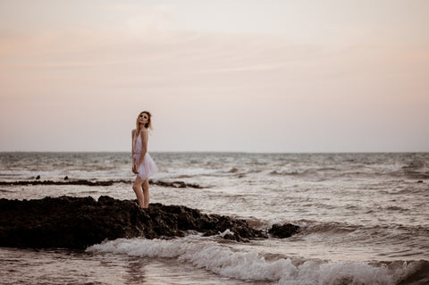 outdoor boudoir editorial