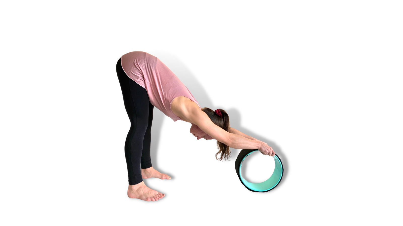 Yoga with the yoga wheel