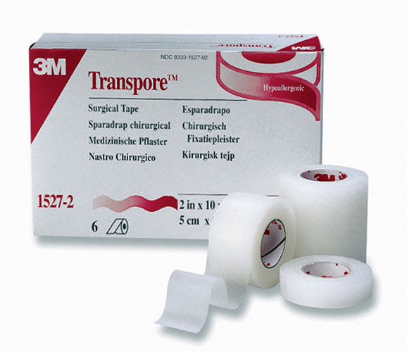 Criticar Tratar Supermercado 3M Transpore Hypoallergenic and Latex Free Tape, 1" x 10 yds 12/Box – AOSS  Medical Supply