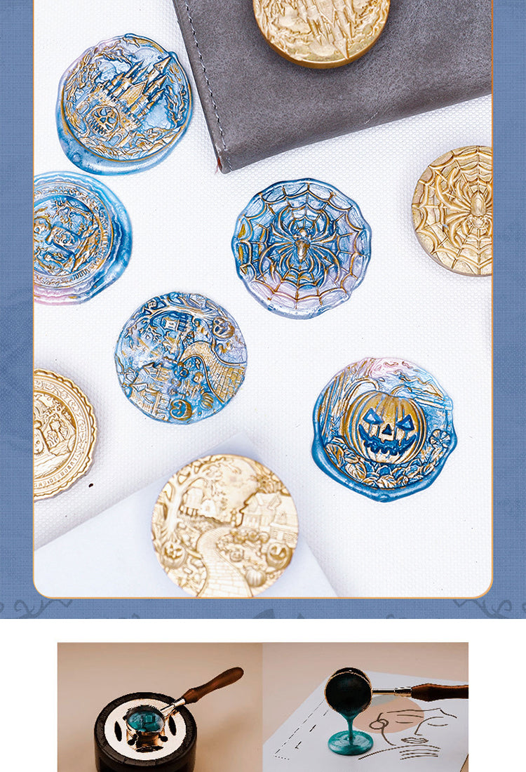 53D Relief Halloween Wax Seal Stamps (5 Designs)2