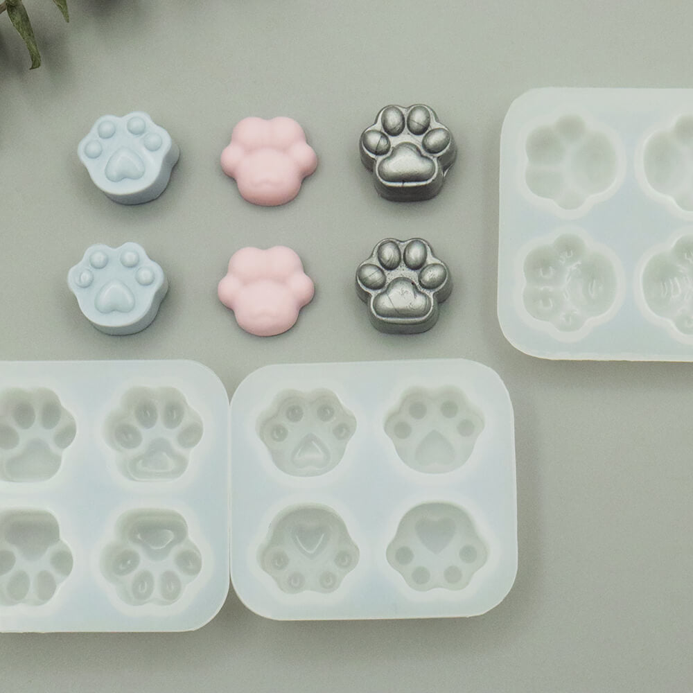 Cat S Paw Silicone Wax Mold Accessories AMZ Deco   Amz Deco Cats Paw Silicone Wax Mold 6 1000x1000 