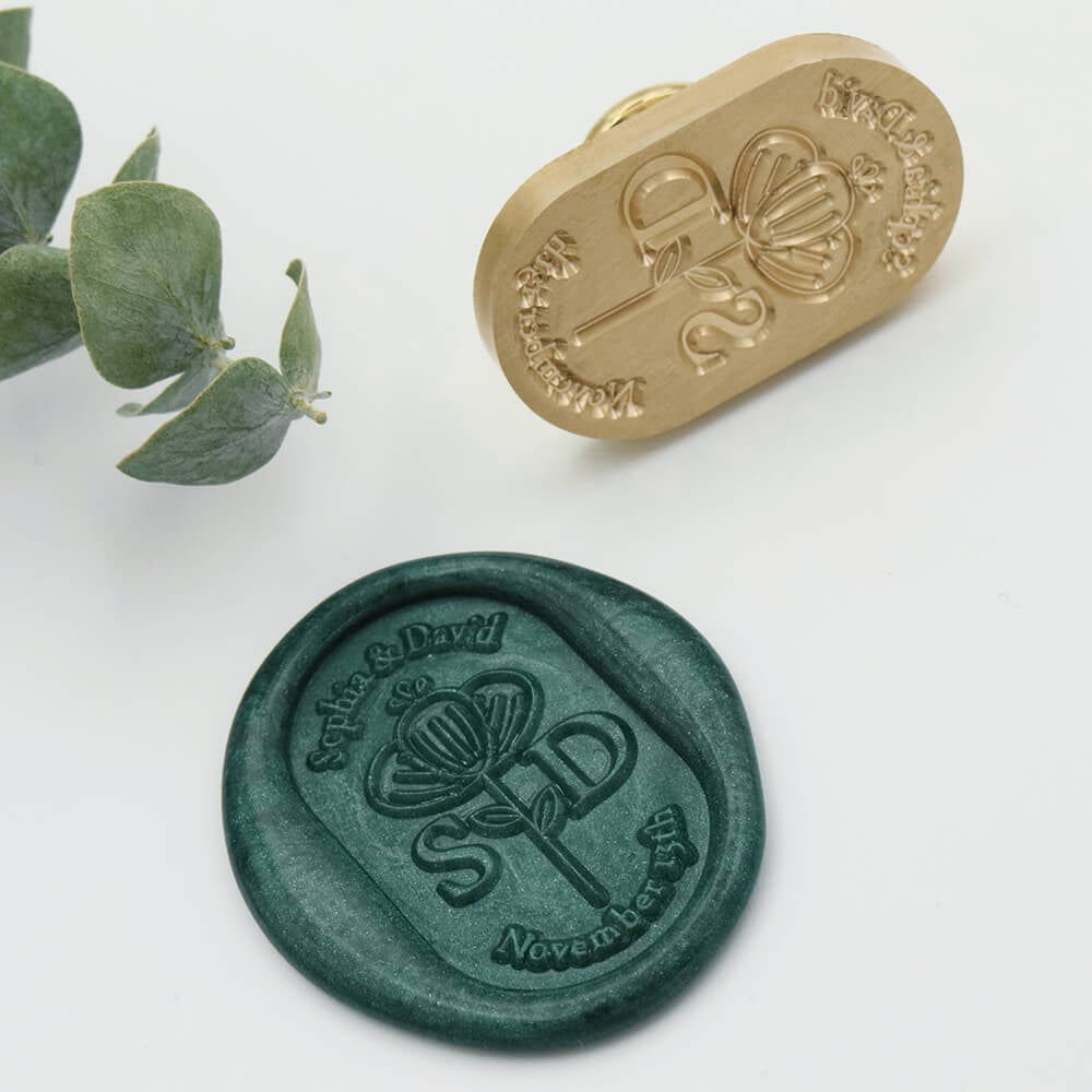 Custom Wax Seal Stamp Wedding Logo Wax Seal Stamp Personalized Wax Sea –  DokkiDesign