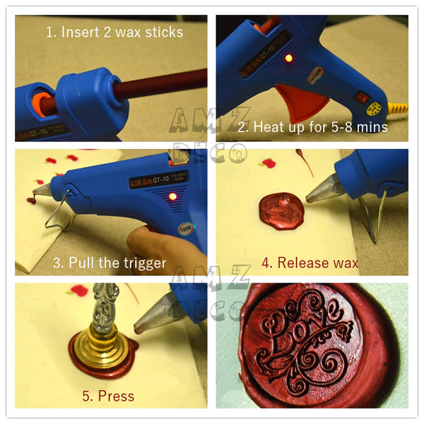 how to use glue gun