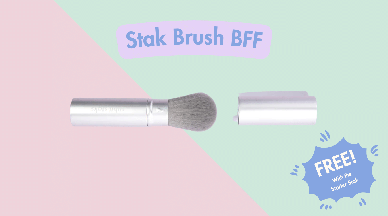 Best Travel Makeup Brushes: The Stak Brush BFF by Subtl Beauty