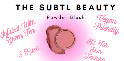 Image of Subtl Beauty's travel makeup powder blush