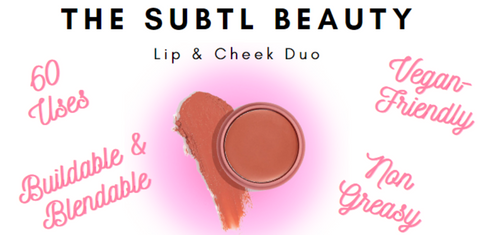 image of Subtl Beauty's beginner makeup kit lip and cheek