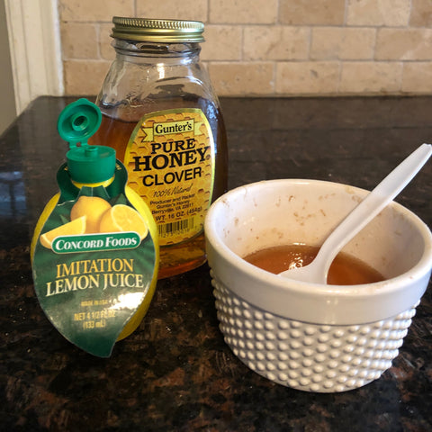 Ingredients for DIY waxing at home.