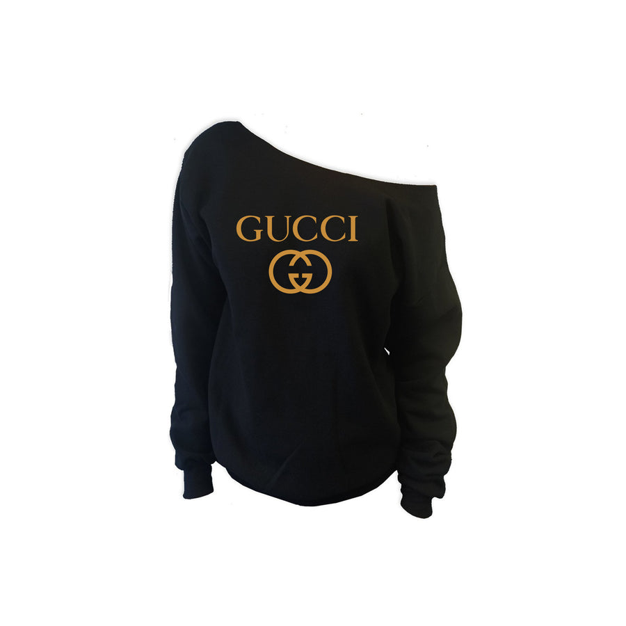 gucci off shoulder shirt