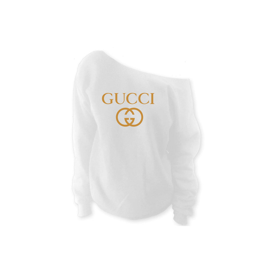 gucci off shoulder shirt