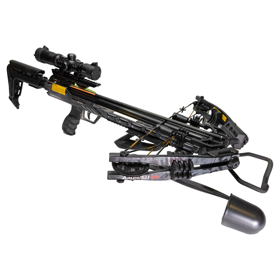 Bruin Ambush 405 Crossbow Package in Prym1 Woodlands Camo – Sportsman's  Outfitters