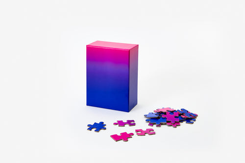 Gradient Puzzle - Blue/Pink - 100 pieces