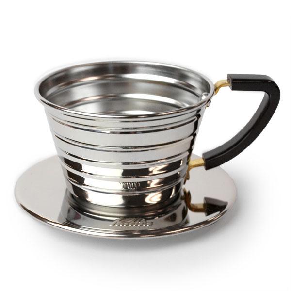 Kalita 155 Wave Stainless Steel Dripper The Coffee Lab UAE