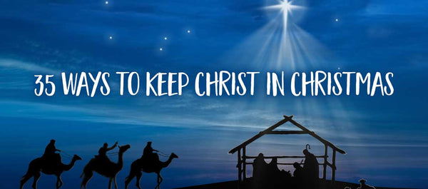 put the christ in christmas nativity scene