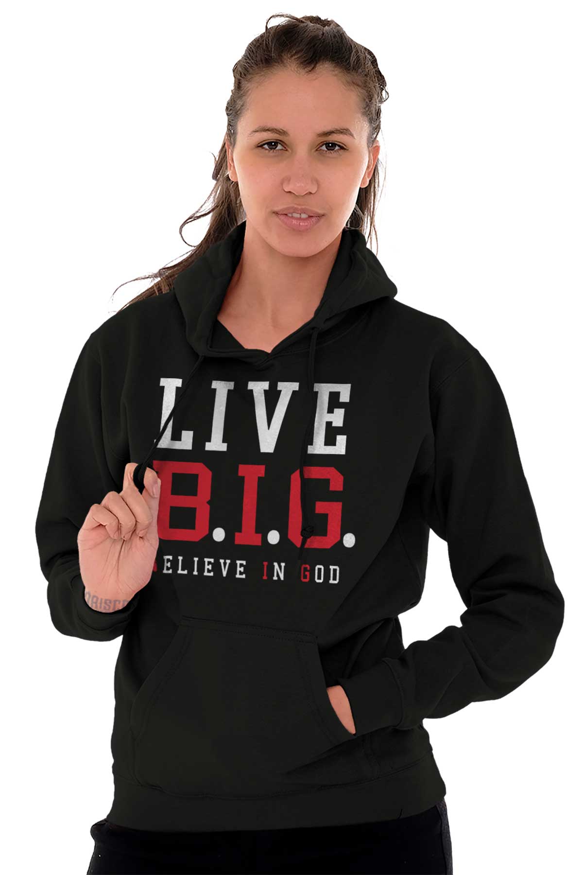 Believe in God Pullover Hooded Sweatshirt | – Christian Strong
